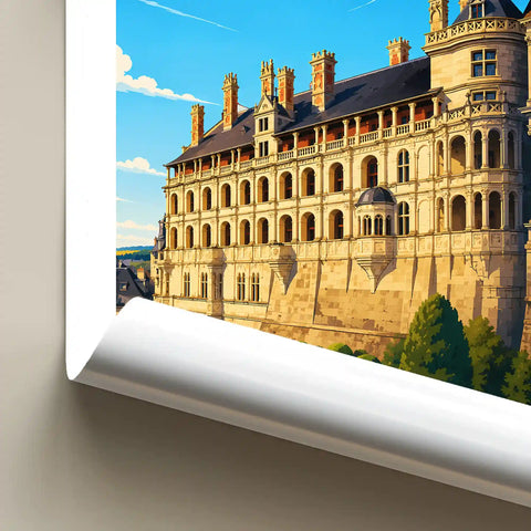Affiche - Blois - Le Château Royal - affiche blois