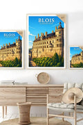 Affiche - Blois - Le Château Royal - affiche blois