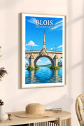 Affiche - Blois - Pont Jacques Gabriel - affiche blois