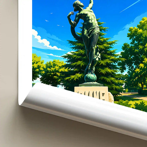 Affiche - Blois - Statue de Diane