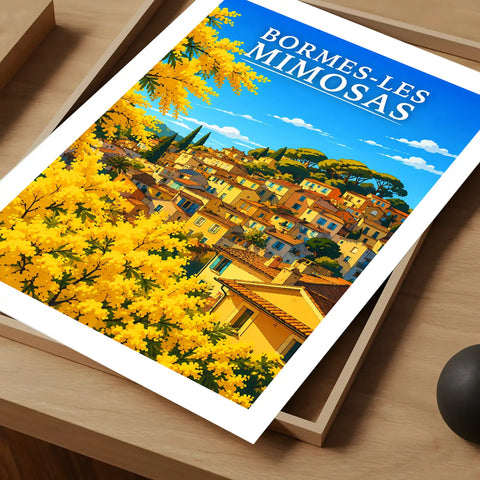 Affiche - Bormes-les-Mimosas
