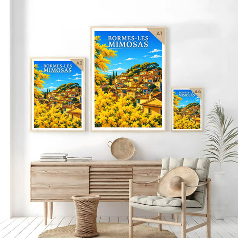 Affiche - Bormes-les-Mimosas