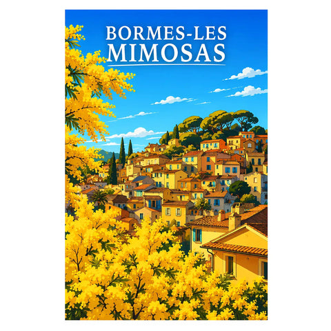 Affiche - Bormes-les-Mimosas