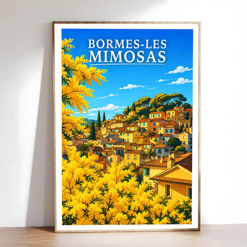 Affiche - Bormes-les-Mimosas
