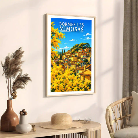 Affiche - Bormes-les-Mimosas