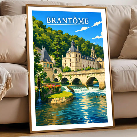 Affiche - Brantôme