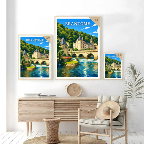 Affiche - Brantôme