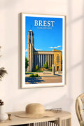 Affiche Brest Église Saint-Louis