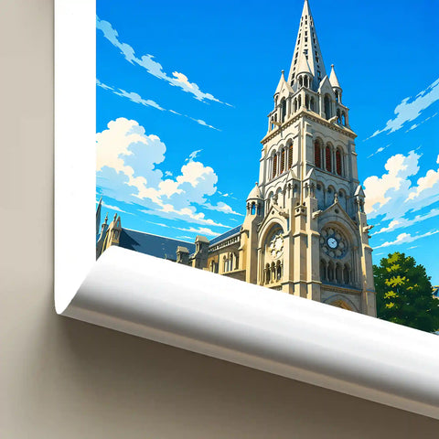 Affiche Brest Église Saint-Martin