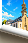 Affiche Brest Église Saint-Pierre
