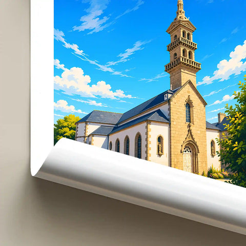 Affiche Brest Église Saint-Pierre