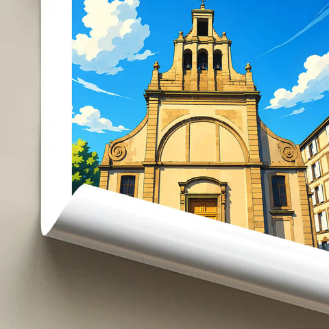Affiche Brest Église Saint-Sauveur