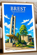 Affiche Brest Église Sainte-Thérèse
