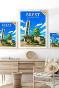 Affiche Brest Église Sainte-Thérèse