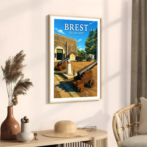 Affiche Brest Fort Montbarey