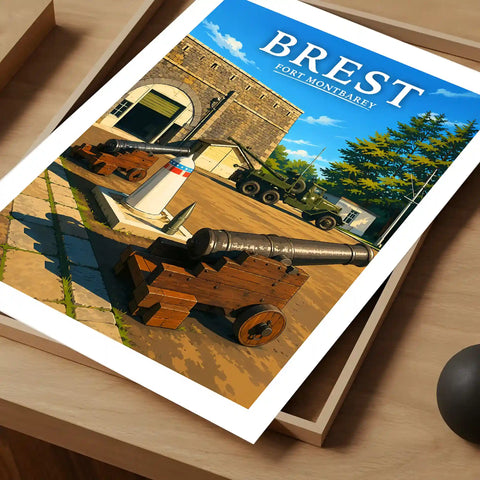 Affiche Brest Fort Montbarey