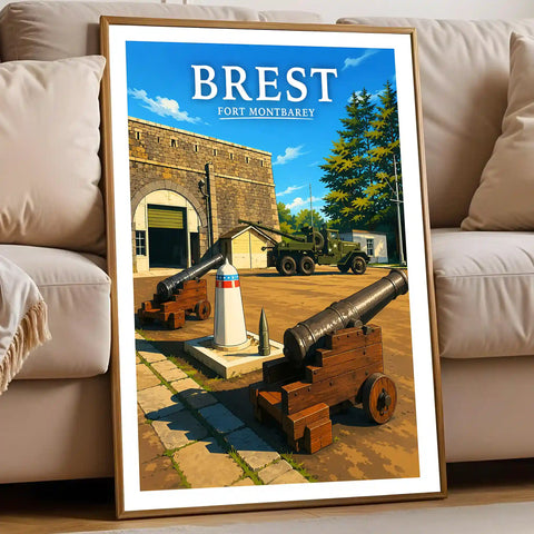 Affiche Brest Fort Montbarey