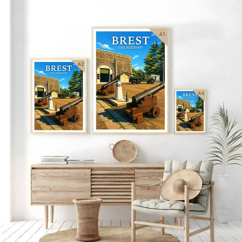 Affiche Brest Fort Montbarey