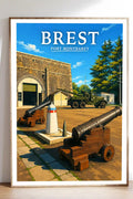 Affiche Brest Fort Montbarey