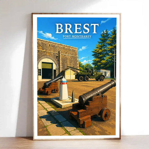 Affiche Brest Fort Montbarey