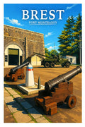 Affiche Brest Fort Montbarey