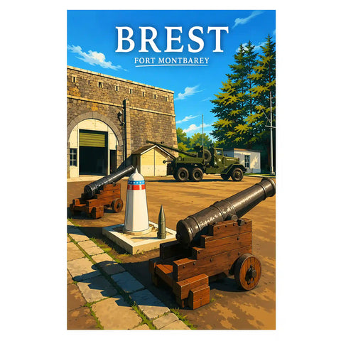 Affiche Brest Fort Montbarey