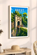 Affiche Brest Fort du Guestel