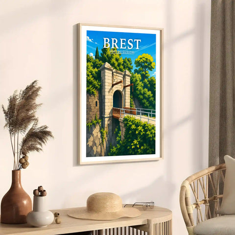Affiche Brest Fort du Guestel