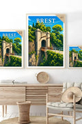 Affiche Brest Fort du Guestel