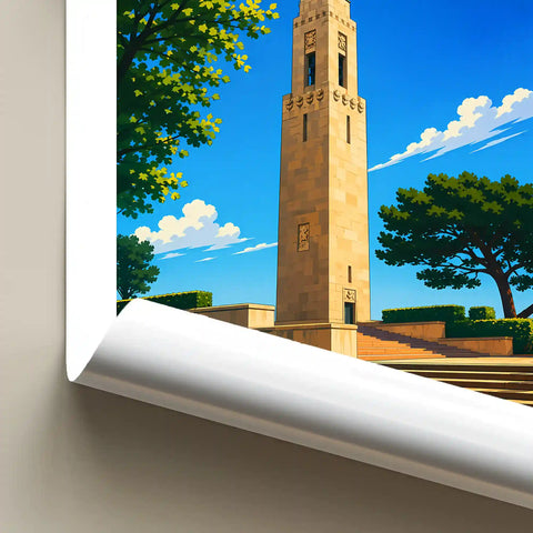 Affiche Brest Le Monument Américain