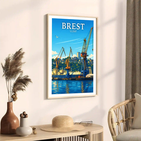 Affiche Brest Le Port
