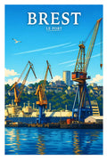 Affiche Brest Le Port