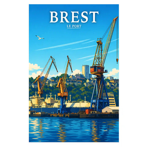 Affiche Brest Le Port