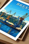 Affiche Brest Le Port