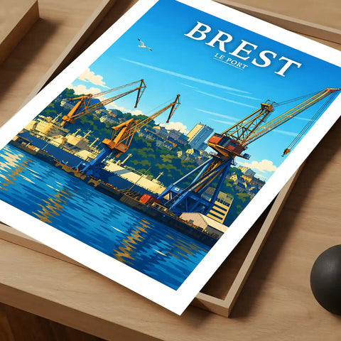 Affiche Brest Le Port