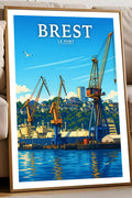 Affiche Brest Le Port