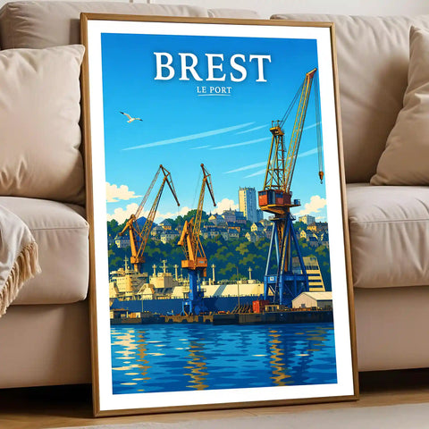 Affiche Brest Le Port