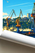 Affiche Brest Le Port