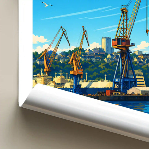Affiche Brest Le Port