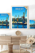 Affiche Brest Le Port
