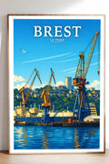 Affiche Brest Le Port