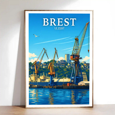 Affiche Brest Le Port