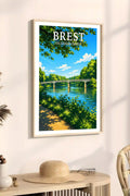 Affiche Brest Les Rives de Penfeld