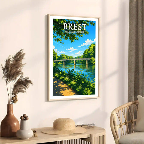 Affiche Brest Les Rives de Penfeld