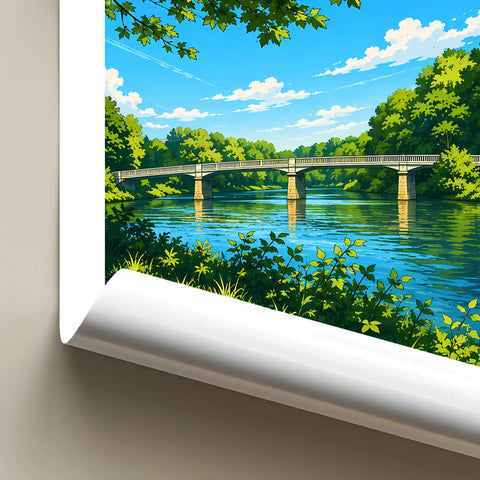 Affiche Brest Les Rives de Penfeld
