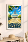 Affiche Brest Place de la Liberté