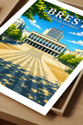 Affiche Brest Place de la Liberté
