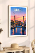 Affiche Brest Pont de Recouvrance