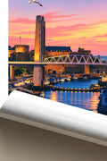 Affiche Brest Pont de Recouvrance