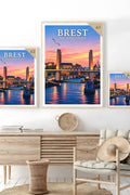 Affiche Brest Pont de Recouvrance